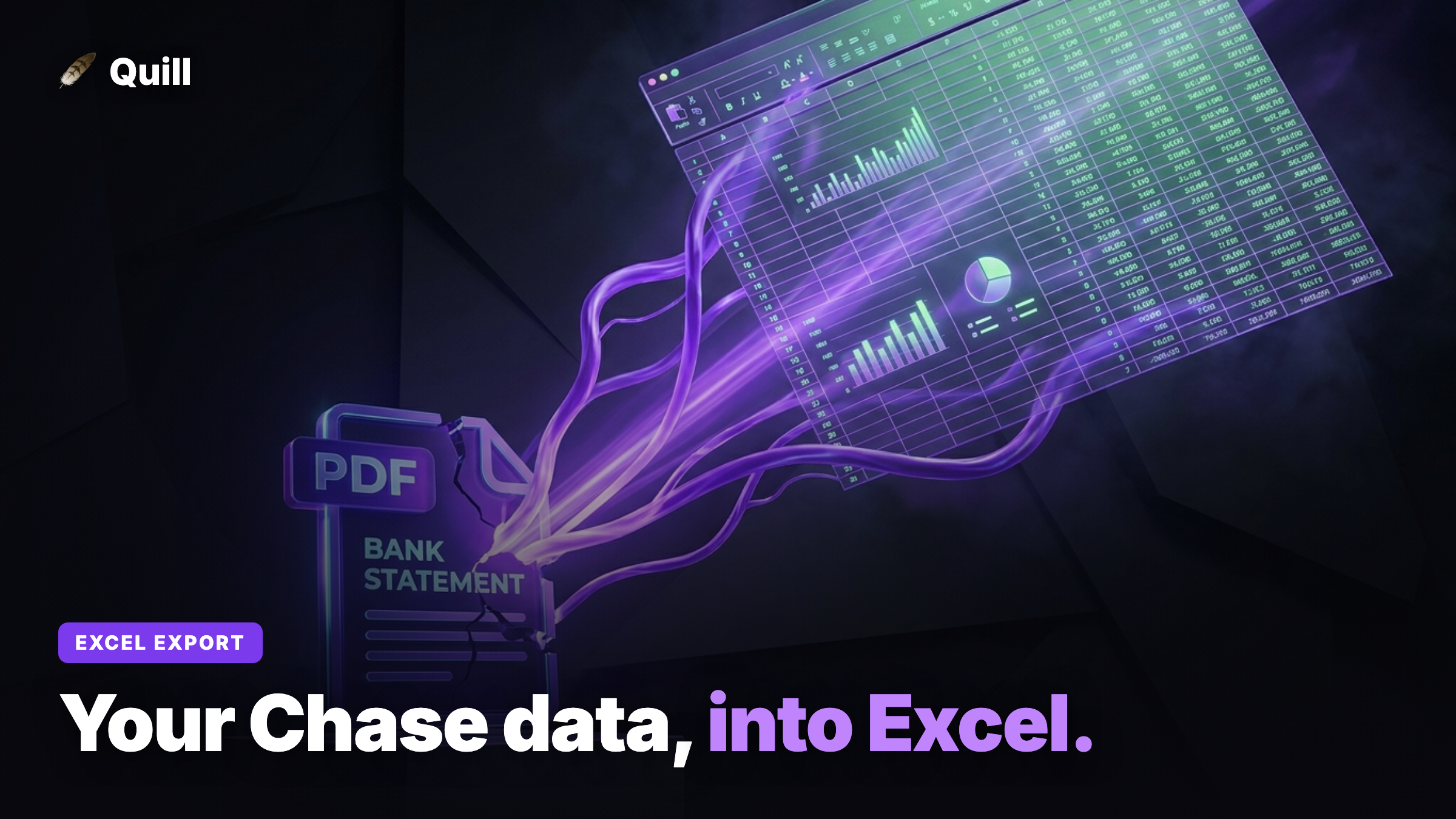 How to Get a Chase Statement PDF into Excel