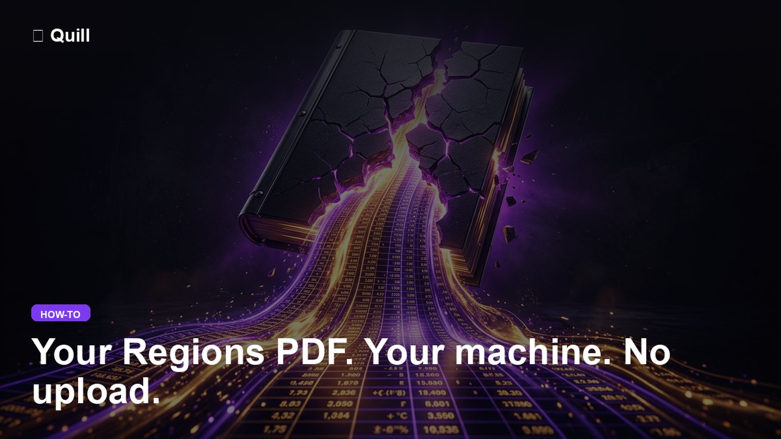 How to Convert a Regions Statement PDF to CSV