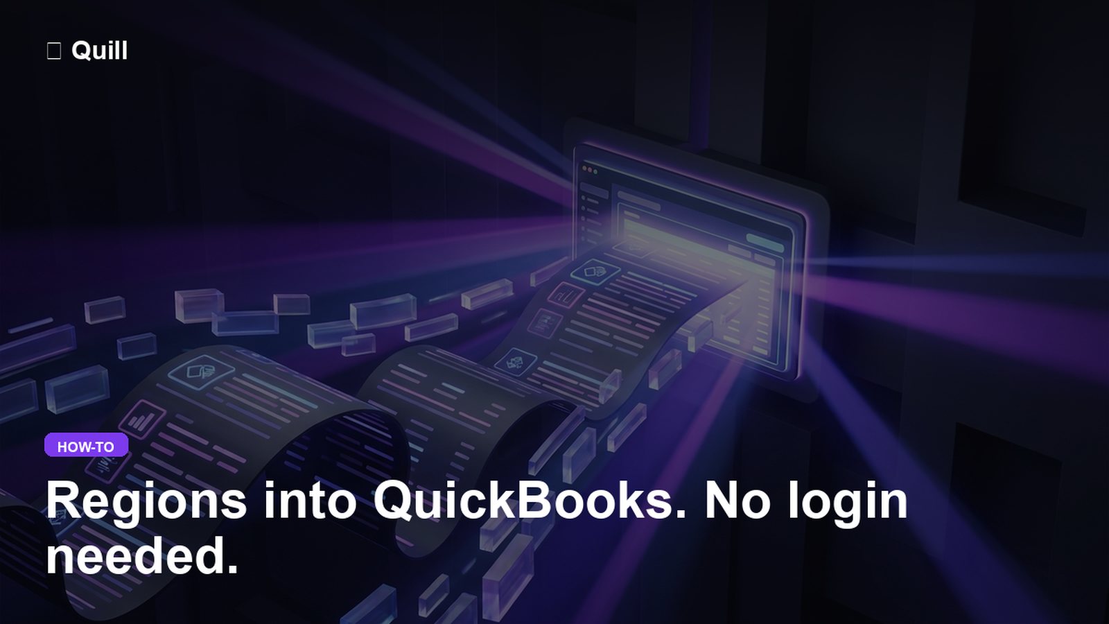 How to Import Regions Statements into QuickBooks