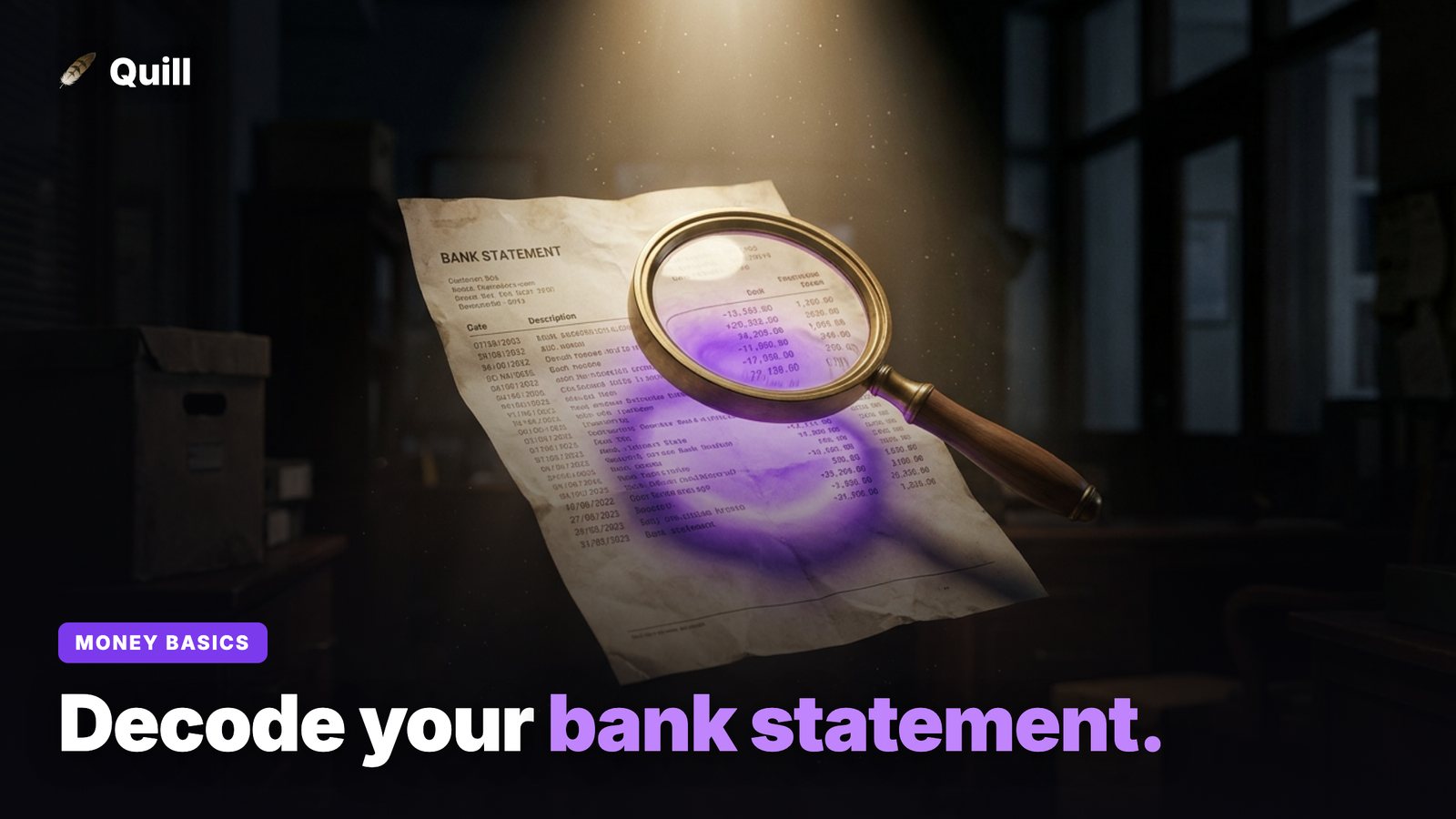 How to Read a Bank Statement (and Spot What Matters)