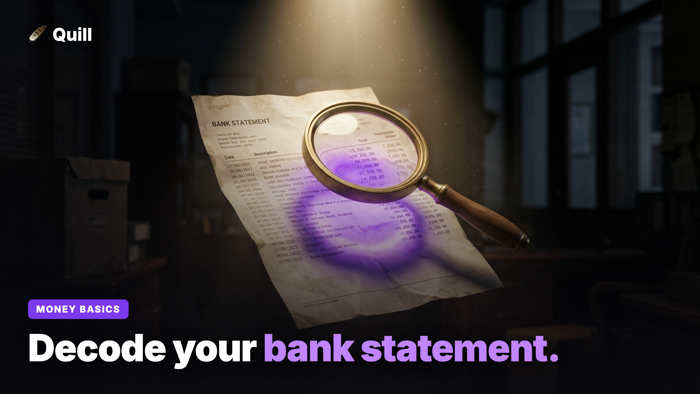 How to Read a Bank Statement (and Spot What Matters)