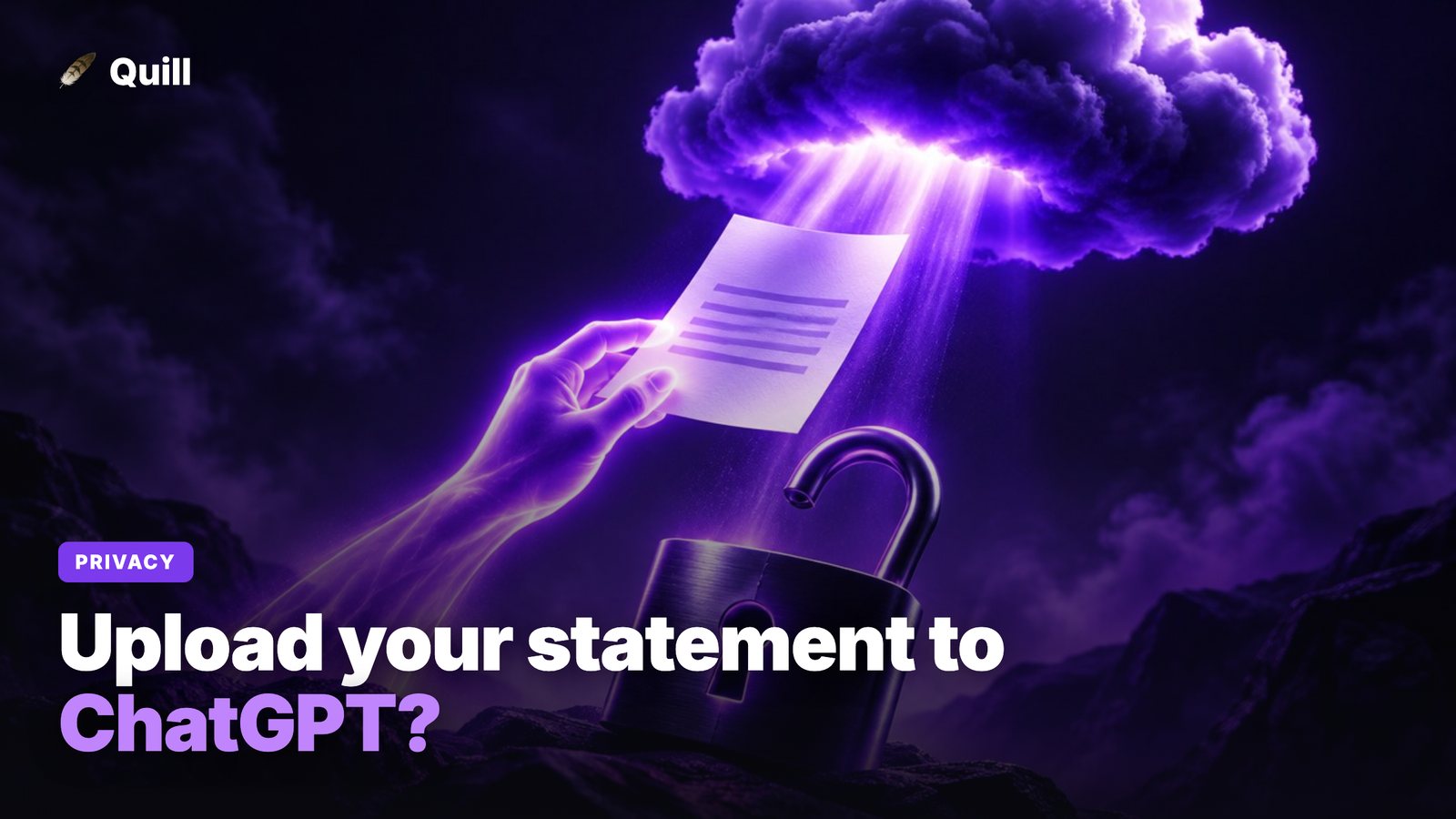 Is It Safe to Upload Bank Statements to ChatGPT?
